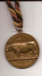 medaille stier 1953 Koning van België mnt diameter 46 mm  ge, Overige materialen, Ophalen of Verzenden