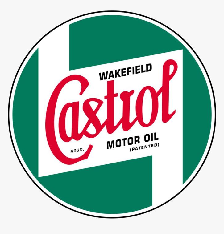 Castrol Benzine pomp sticker gas olie benzinepomp, Motoren, Accessoires | Stickers, Ophalen of Verzenden