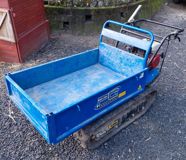 Transporteur a chenilles moteur honda, Doe-het-zelf en Bouw, Gereedschap | Overige machines, Zo goed als nieuw, Ophalen