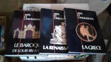 BEAUX LIVRES ARTIS HISTORIA à la pièce ou en lot beschikbaar voor biedingen