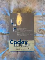 Codex economie 2018-2019 te koop, Enlèvement, Comme neuf, Enseignement supérieur, Diverse auteurs