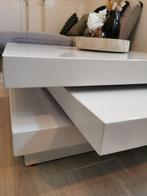 Table de salon design blanc laqué, Maison & Meubles, Tables | Tables de salon, 50 à 100 cm, 50 à 100 cm, Enlèvement, Utilisé