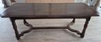 Massief eiken eettafel, Huis en Inrichting, Tafels | Eettafels, Ophalen, Gebruikt, Eikenhout, 200 cm of meer