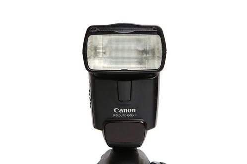 Canon Speedlite 430 EX II flitser met 12 maanden garantie, Audio, Tv en Foto, Foto | Flitsers, Zo goed als nieuw, Canon, Kantelbaar