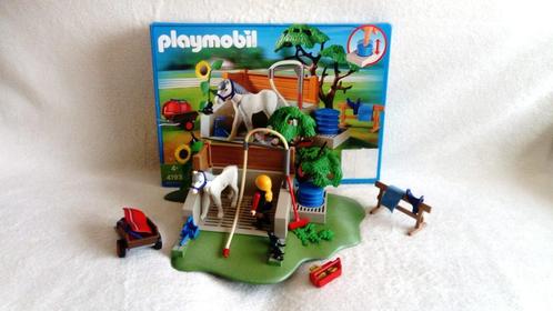 Playmobile 4193 : box de lavage pour chevaux, Enfants & Bébés, Jouets | Playmobil, Comme neuf, Ensemble complet, Enlèvement ou Envoi