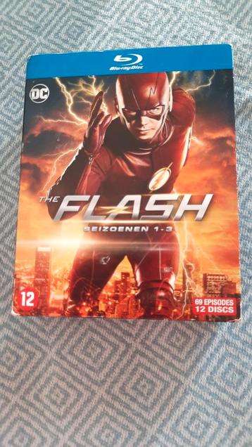 12 Blu Ray box THE FLASH Seizoen 1-2-3 beschikbaar voor biedingen