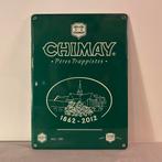 Plaque émaillée Chimay 150 ans, Enlèvement, Comme neuf, Panneau publicitaire
