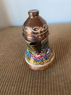 koperen, beschilderde siervaas, Antiek en Kunst, Ophalen of Verzenden, Koper