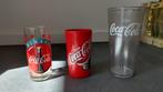 Collection COCA-COLA : 3 verres Coca-Cola, Enlèvement, Comme neuf, Verre à soda