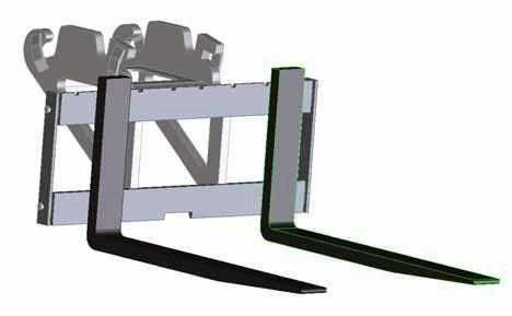 palletvorken graafmachine ,wiellader,..., Doe-het-zelf en Bouw, Gereedschap | Machine-onderdelen en Toebehoren, Nieuw, Verzenden