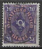 Duitsland 1922/1923 - Yvert 201 - Posthoorn - 20 m. (ST), Verzenden, Gestempeld