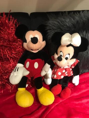 grote, mooie knuffels Mickey en Mini Mousse beschikbaar voor biedingen