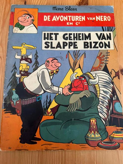 Marc Sleen AVONTUREN Nero nr5 (1966), Boeken, Stripverhalen, Gelezen, Eén stripboek, Ophalen of Verzenden