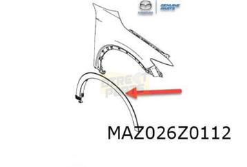 Mazda CX-5 (10/21-) wielkuiplijst voorscherm Rechts (glans z