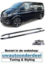 Volkswagen Transporter T5 T6 Sidebars RVS Hoogglans Zwart, Ophalen of Verzenden