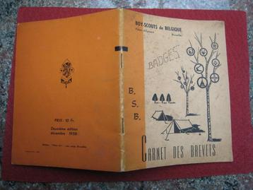 Boy-Scouts de Belgique Brevet Boekje BSB 1958 beschikbaar voor biedingen