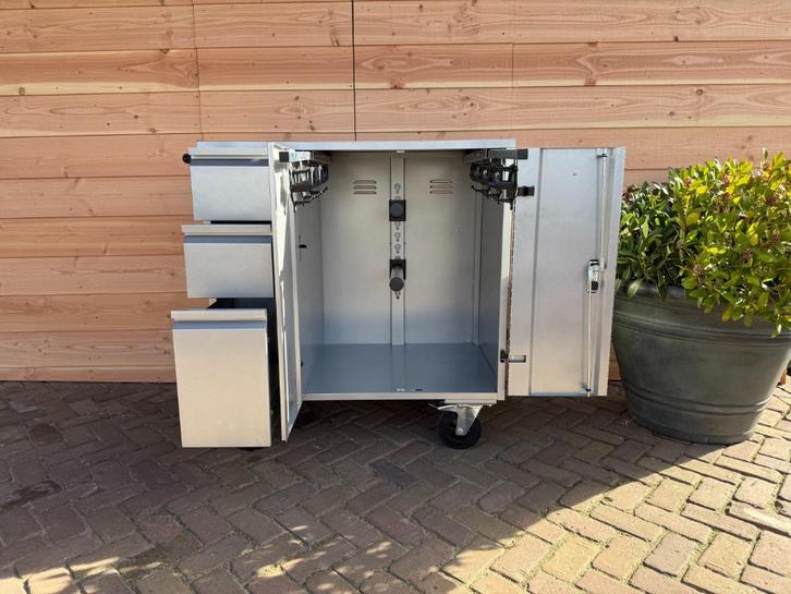 MIDI ECONOMY 160 ZILVER Alfako Concourskast | zadelkast, Dieren en Toebehoren, Paarden en Pony's | Zadels, Nieuw, Overige soorten