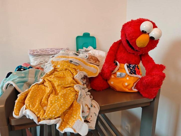 Ensemble complet de couches lavables, Enfants & Bébés, Bains & Soins, Comme neuf, Autres types, Autres marques, Enlèvement ou Envoi