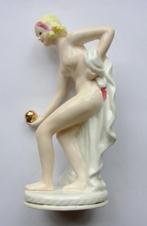 Jugendstil Porceleinen Naakt Figuur Neundorf - Adler merk, Antiek en Kunst, Verzenden
