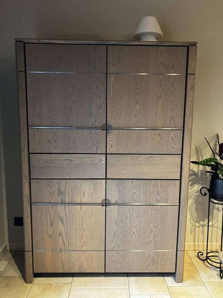 Kast met 4 deuren en 2 lades, Huis en Inrichting, Kasten | Kleerkasten, Zo goed als nieuw, 150 tot 200 cm, 100 tot 150 cm, 25 tot 50 cm