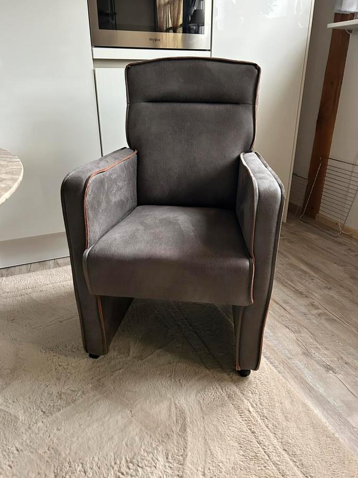 Als Nieuw 4 Eetkamerstoelen, Huis en Inrichting, Fauteuils, Zo goed als nieuw, Ophalen