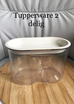 Tupperware 2 delige bewaarpot nieuw 15 foto's., Verzenden, Nieuw, Crème, Overige typen