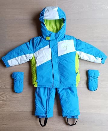 Veste, pantalon et gants de ski 18 mois/2 ans