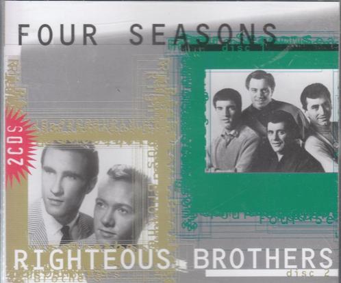Righteous Brothers & Four Seasons samen op dubbel-CD, Cd's en Dvd's, Cd's | Pop, 1960 tot 1980, Verzenden
