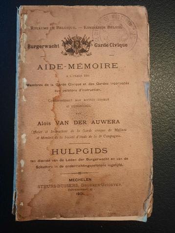 Burgerwatch / garde Civique 1901 / Wetteren beschikbaar voor biedingen