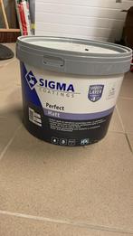Peinture Sigma Perfect Matt 10L, Ophalen, Wit, Nieuw, Verf