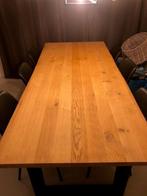 Eet tafel + 6 stoelen, Huis en Inrichting, Tafels | Eettafels, Ophalen, 100 tot 150 cm, Eikenhout, 200 cm of meer