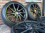 JR36 Velgen met General Banden 5x100 DOT:20, Auto-onderdelen, Banden en Velgen, Ophalen, 18 inch, Gebruikt, Band(en)