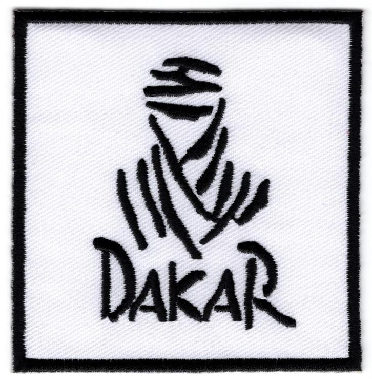 Dakar Rally stoffen opstrijk patch embleem #2, Collections, Marques automobiles, Motos & Formules 1, Neuf, Envoi