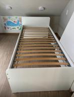 Eenpersoonsbed Ikea Släkt, Huis en Inrichting, Slaapkamer | Bedden, Ophalen, Gebruikt, Eenpersoons, Wit