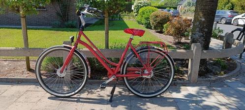 Rode Cortina Roots Utility damesfiets in prima staat, Fietsen en Brommers, Fietsen | Dames | Damesfietsen, Zo goed als nieuw, Overige merken