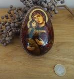 Oeuf Kazanskaya, oeuf avec icône: Mère de Dieu, Collections, Religion, Comme neuf, Image, Envoi, Christianisme | Catholique