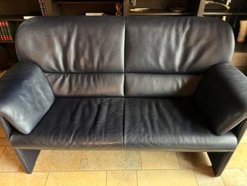 Jori lederen zetel 2,5 kleur blauw beschikbaar voor biedingen