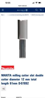 Makita hardmetalen groeffrees 12x30mm, Ophalen, Nieuw