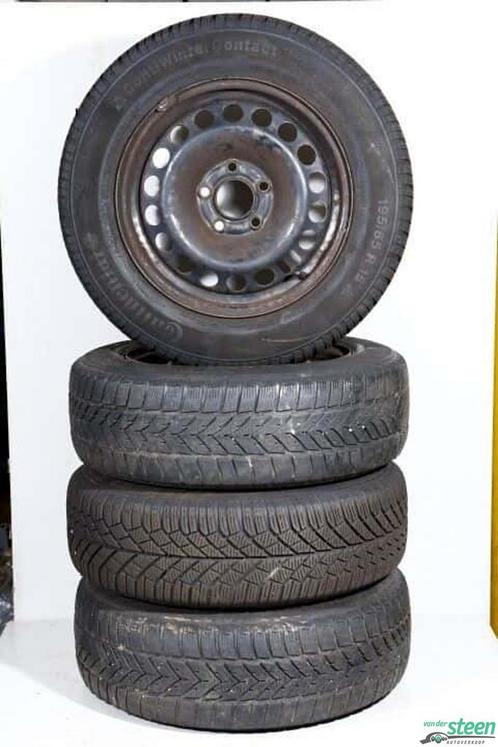 195-65-15 91T Winterset Opel Alfa Saab ContinentalWinterCont, Auto-onderdelen, Banden en Velgen, Banden en Velgen, Winterbanden
