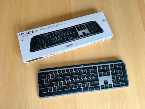 Clavier Bluetooth Logitech MX for Mac AZERTY (état impec), Informatique & Logiciels, Claviers, Comme neuf, Azerty, Sans fil, Enlèvement ou Envoi