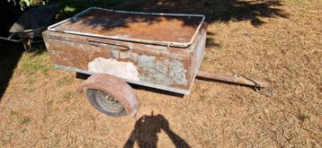 Remorque bagagère vintage, Autos : Divers, Remorques, Enlèvement, Utilisé