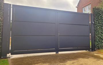 Exclusief dichte poort 200 cm hoogte, Tuin en Terras, Ophalen, Nieuw