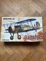 GLADIATOR - BELGISCHE LUCHTMACHT - SCHAAL: 1/48, Hobby en Vrije tijd, Modelbouw | Vliegtuigen en Helikopters, Overige merken, Verzenden