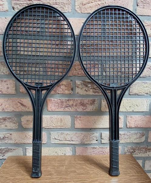 2 raquettes tennis récréatives - en plastique - 5€ ensembles, Sports & Fitness, Tennis, Utilisé, Raquette, Autres marques, Enlèvement ou Envoi