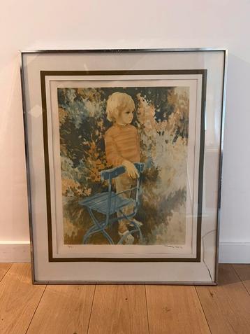 Gesigneerde litho van Hans Kitslaar – 29/125 – 68  82 cm beschikbaar voor biedingen