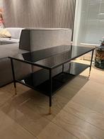 Ikea salontafel ÄSPERÖD zwart (glas), Ophalen, 50 tot 100 cm, 100 tot 150 cm, 50 tot 75 cm