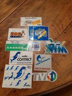 vintage stickers radiostations  en tv stations, Verzamelen, Stickers, Ophalen of Verzenden