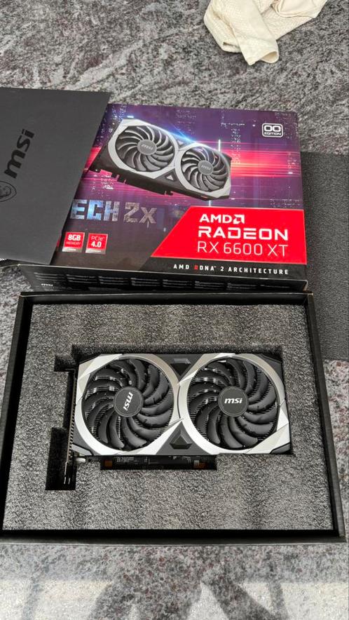 AMD RADEON 6600 XT (MSI MECH), Computers en Software, Videokaarten, Zo goed als nieuw, AMD, PCI, GDDR6, Ophalen of Verzenden
