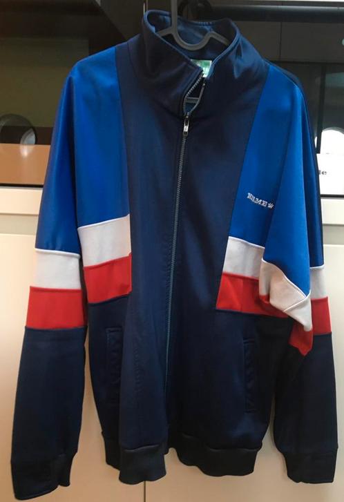 Vintage trainingsjack KELME sport, Kleding | Heren, Truien en Vesten, Gedragen, Maat 52/54 (L), Blauw, Ophalen of Verzenden