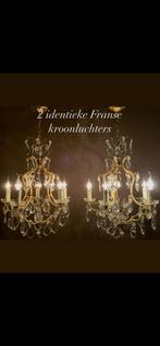 2 IDENTIEKE Franse Kroonluchters !!!, Ophalen of Verzenden